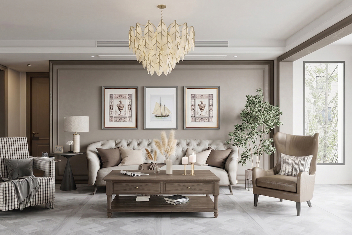 SPC拼花101-银雾浅灰