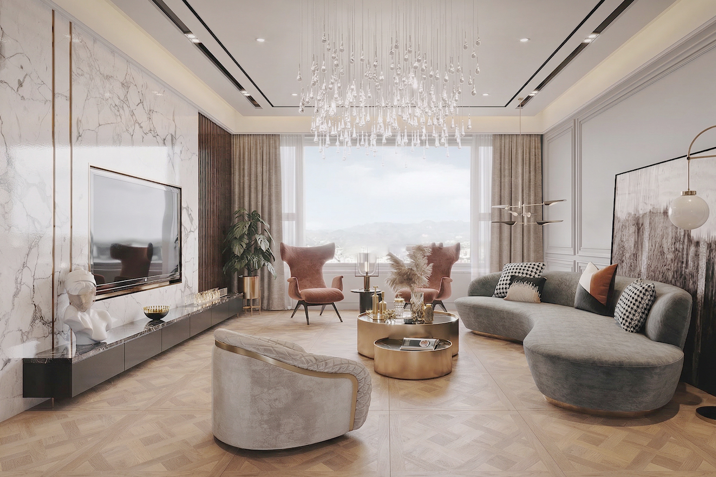 SPC拼花103-原木本色